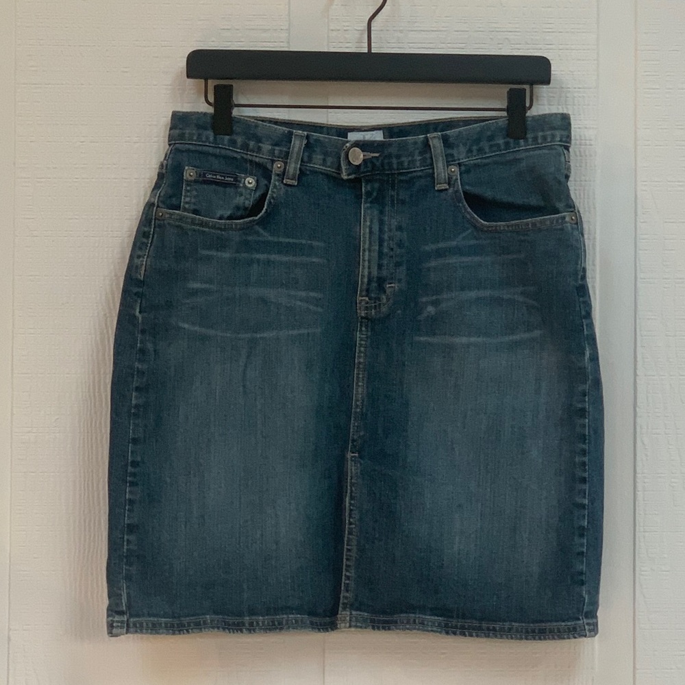 CALVIN KLEIN JEAN SKIRT